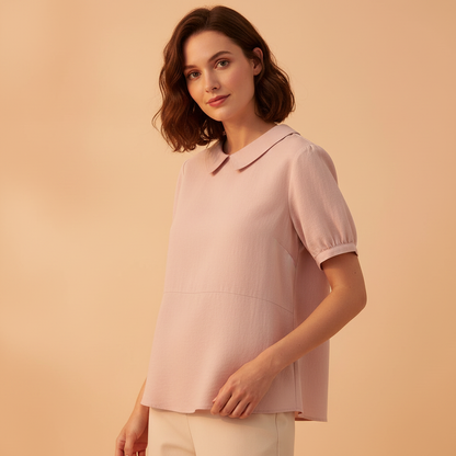 Women's Collared Blouse | Casual Chic Top