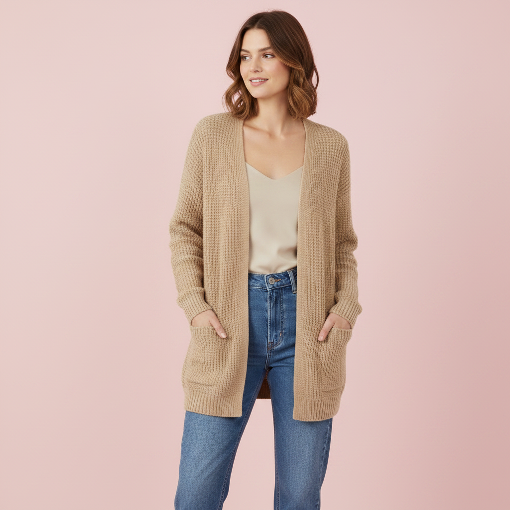 Cozy Long Cardigan | Women's Cardigan Sweater for Layering