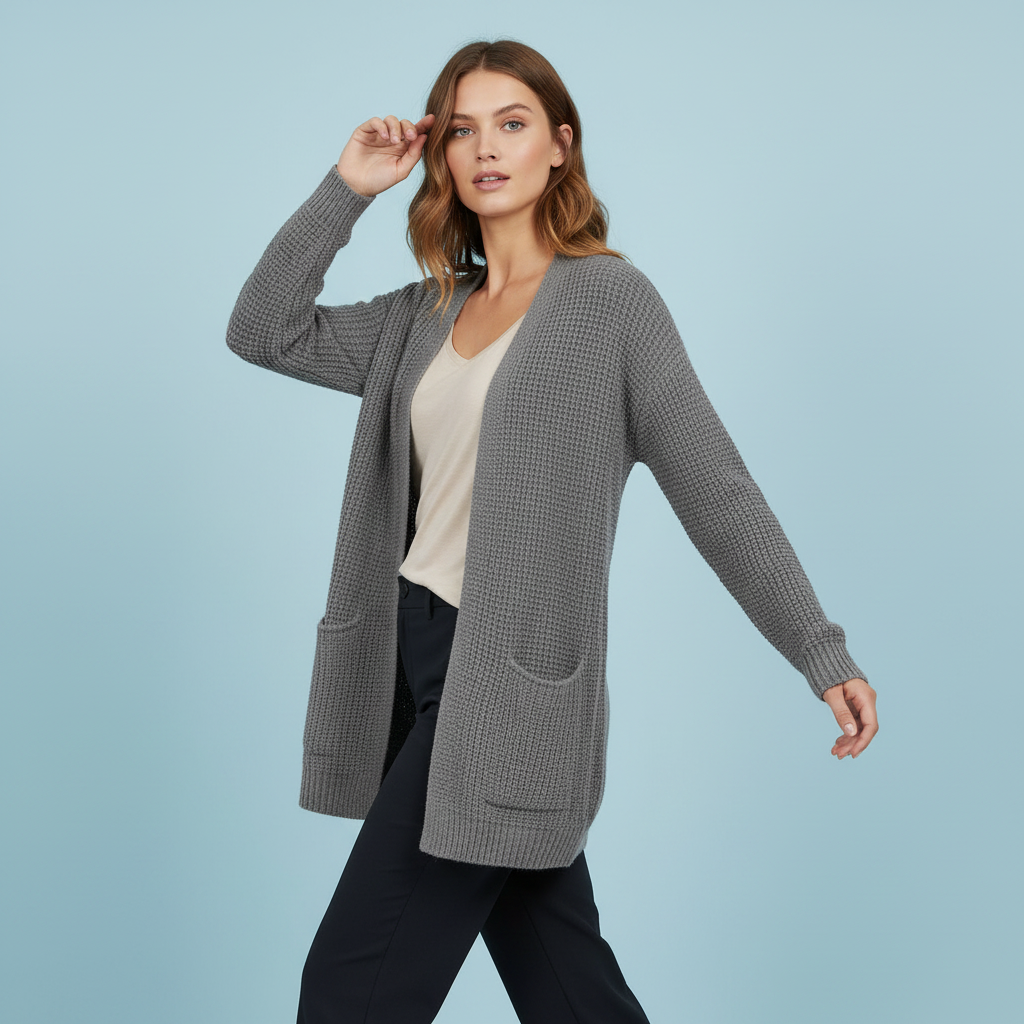Cozy Long Cardigan | Women's Cardigan Sweater for Layering