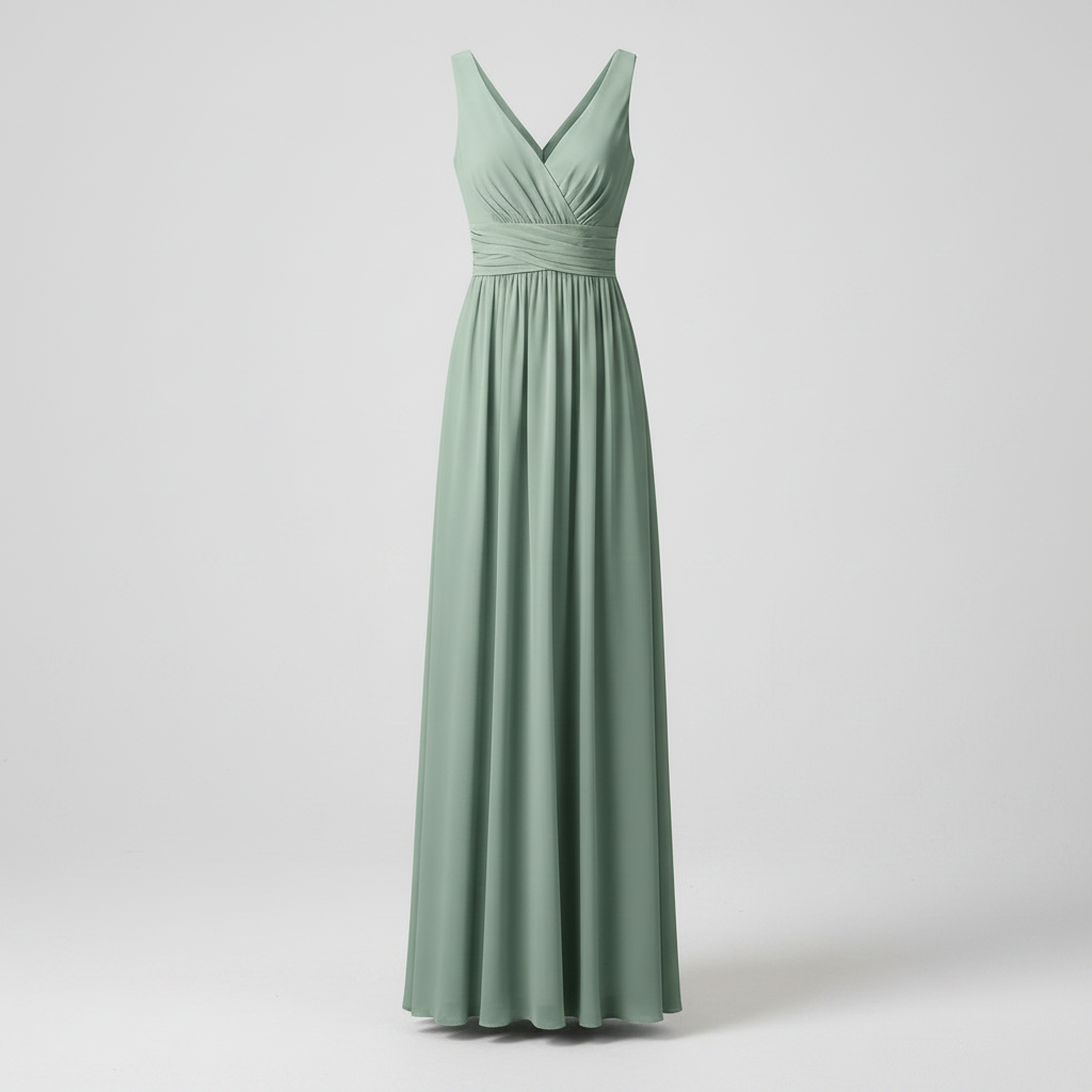 Elegant V-Neck Maxi Dress | Women's Sleeveless Summer Dress