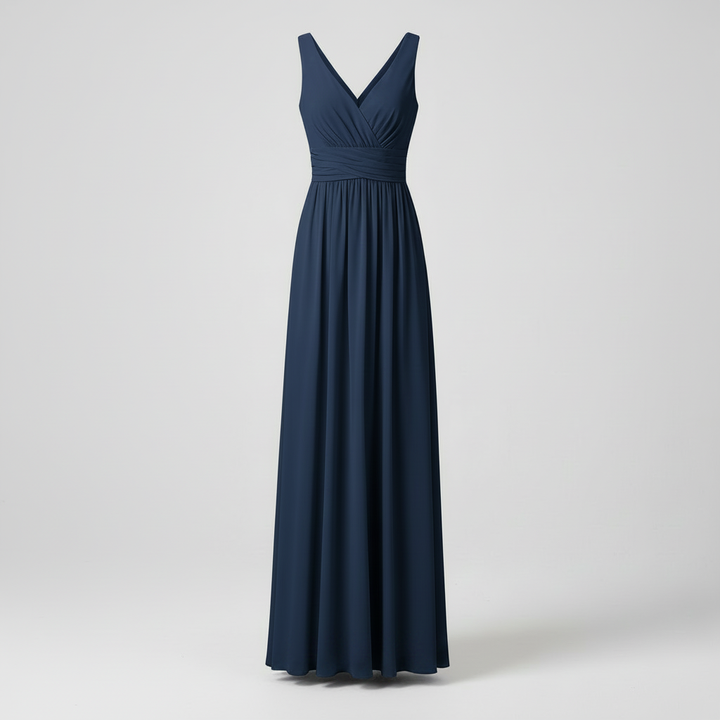 Elegant V-Neck Maxi Dress | Women's Sleeveless Summer Dress