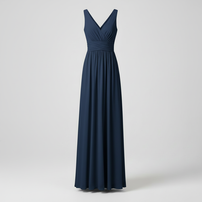 Elegant V-Neck Maxi Dress | Women's Sleeveless Summer Dress