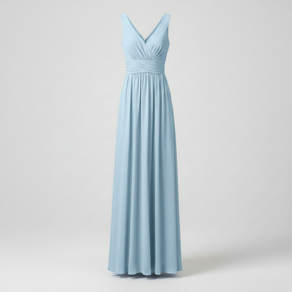 Elegant V-Neck Maxi Dress | Women's Sleeveless Summer Dress
