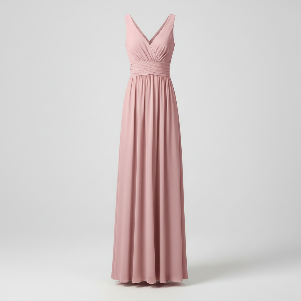 Elegant V-Neck Maxi Dress | Women's Sleeveless Summer Dress