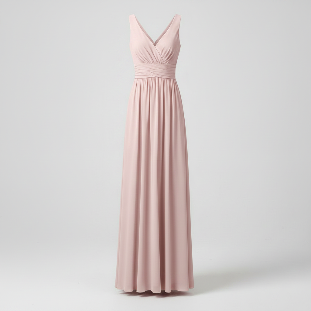 Elegant V-Neck Maxi Dress | Women's Sleeveless Summer Dress