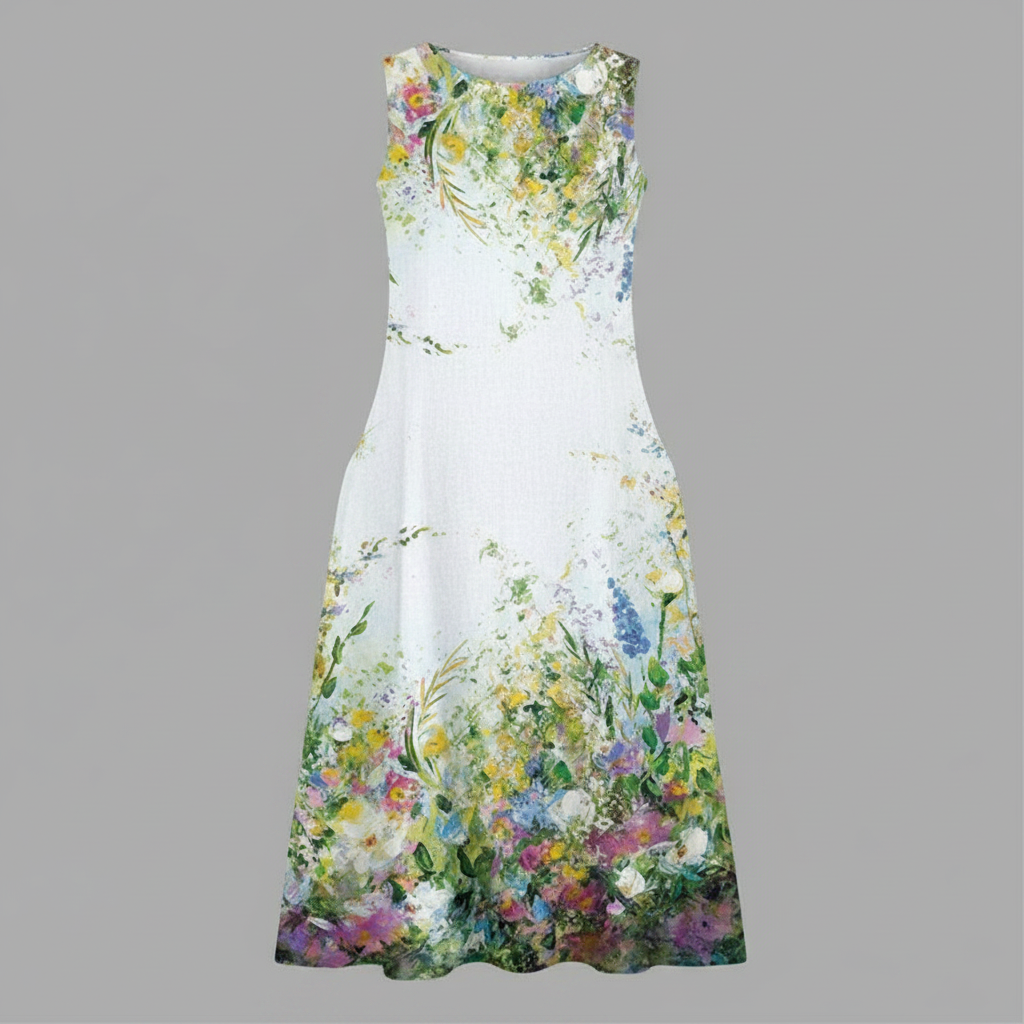 Floral Midi Dress | Women's Summer Dresses A-Line