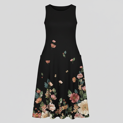 Floral Midi Dress | Women's Summer Dresses A-Line