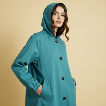 Elegant Long Trench Coat | Women's Winter Coat