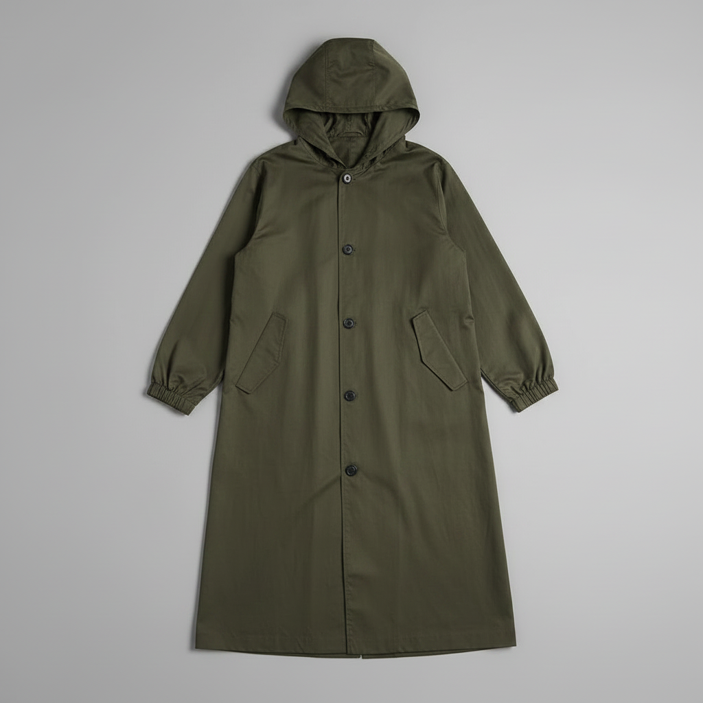 Elegant Long Trench Coat | Women's Winter Coat