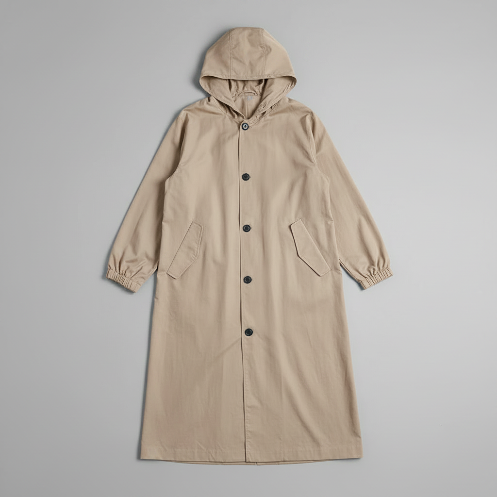 Elegant Long Trench Coat | Women's Winter Coat