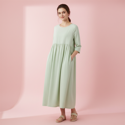 Loose Fit Summer Midi Dress | Women's Casual Dresses