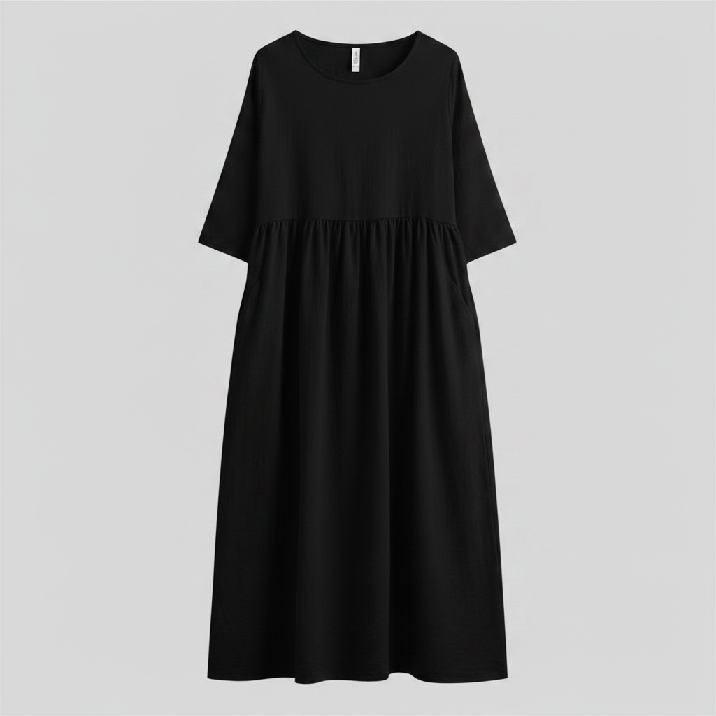 Loose Fit Summer Midi Dress | Women's Casual Dresses