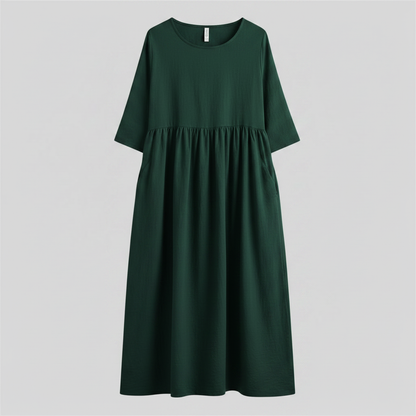 Loose Fit Summer Midi Dress | Women's Casual Dresses