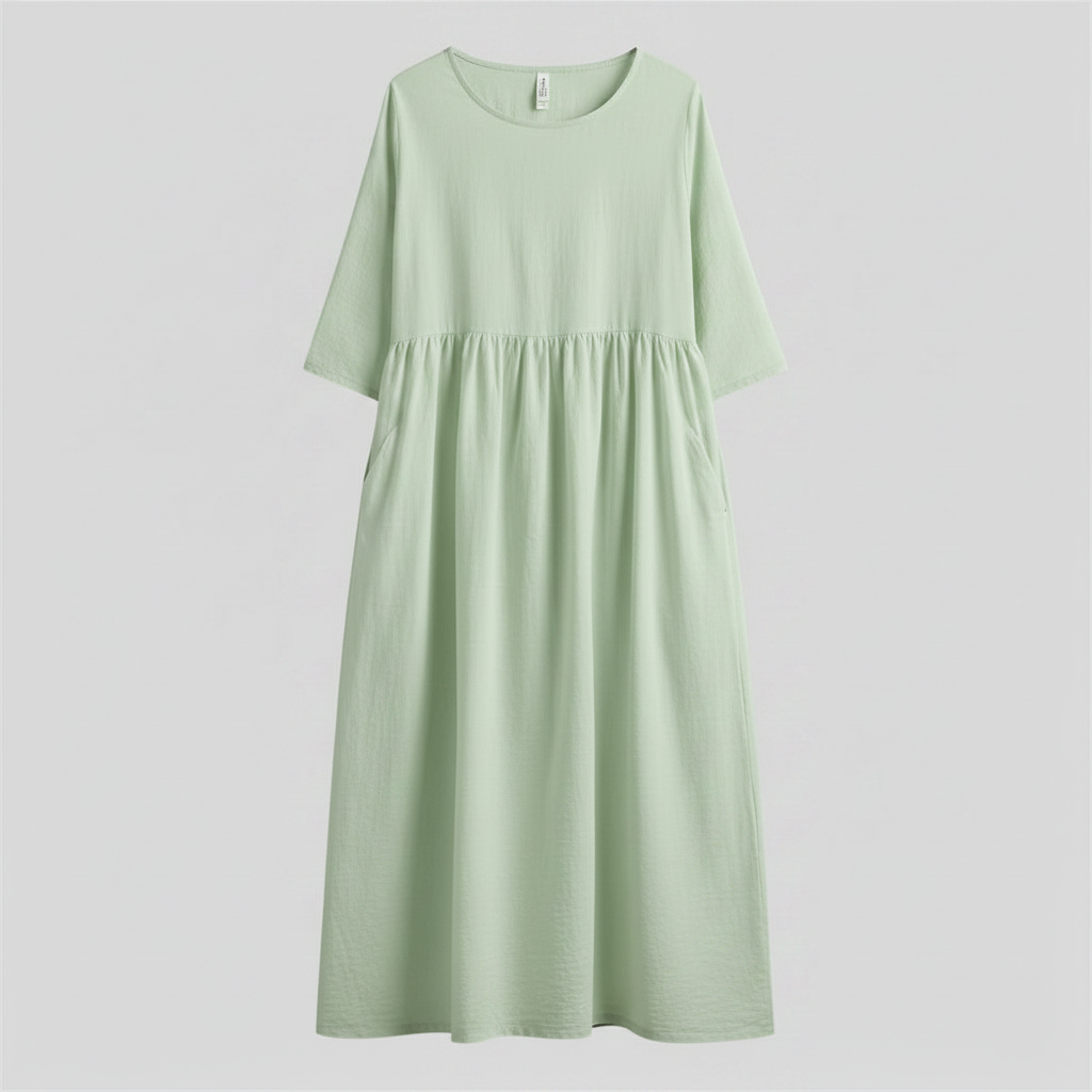 Loose Fit Summer Midi Dress | Women's Casual Dresses