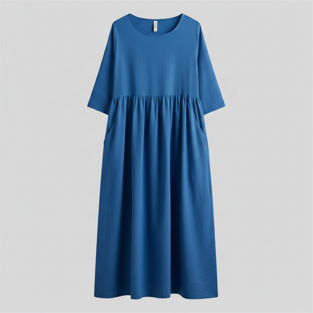 Loose Fit Summer Midi Dress | Women's Casual Dresses