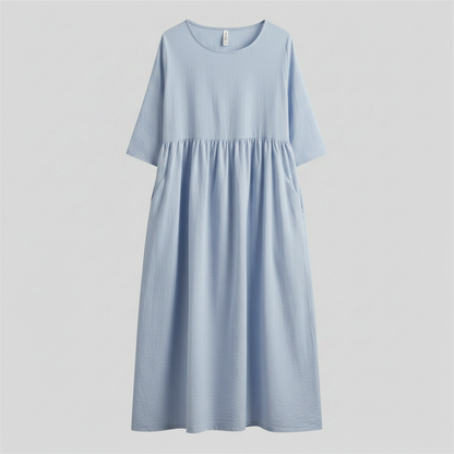 Loose Fit Summer Midi Dress | Women's Casual Dresses