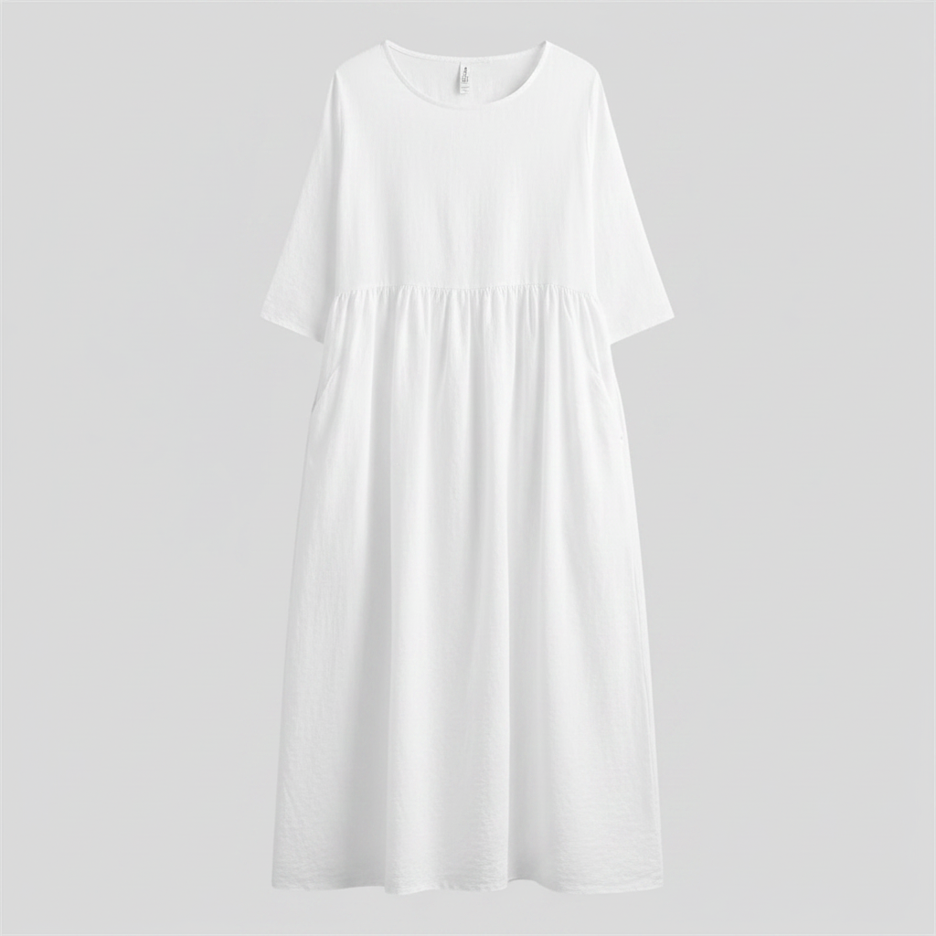 Loose Fit Summer Midi Dress | Women's Casual Dresses