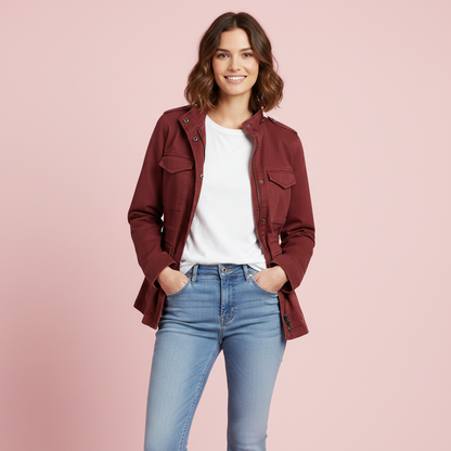 Modern Women's Zipper Jacket | Casual Women's Coat