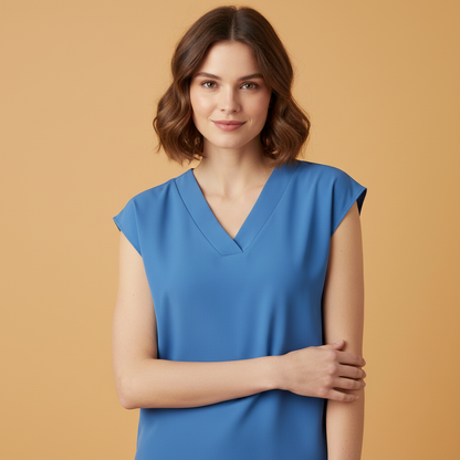 V-Neck Summer Blouse | Women's Blouse for Everyday Wear