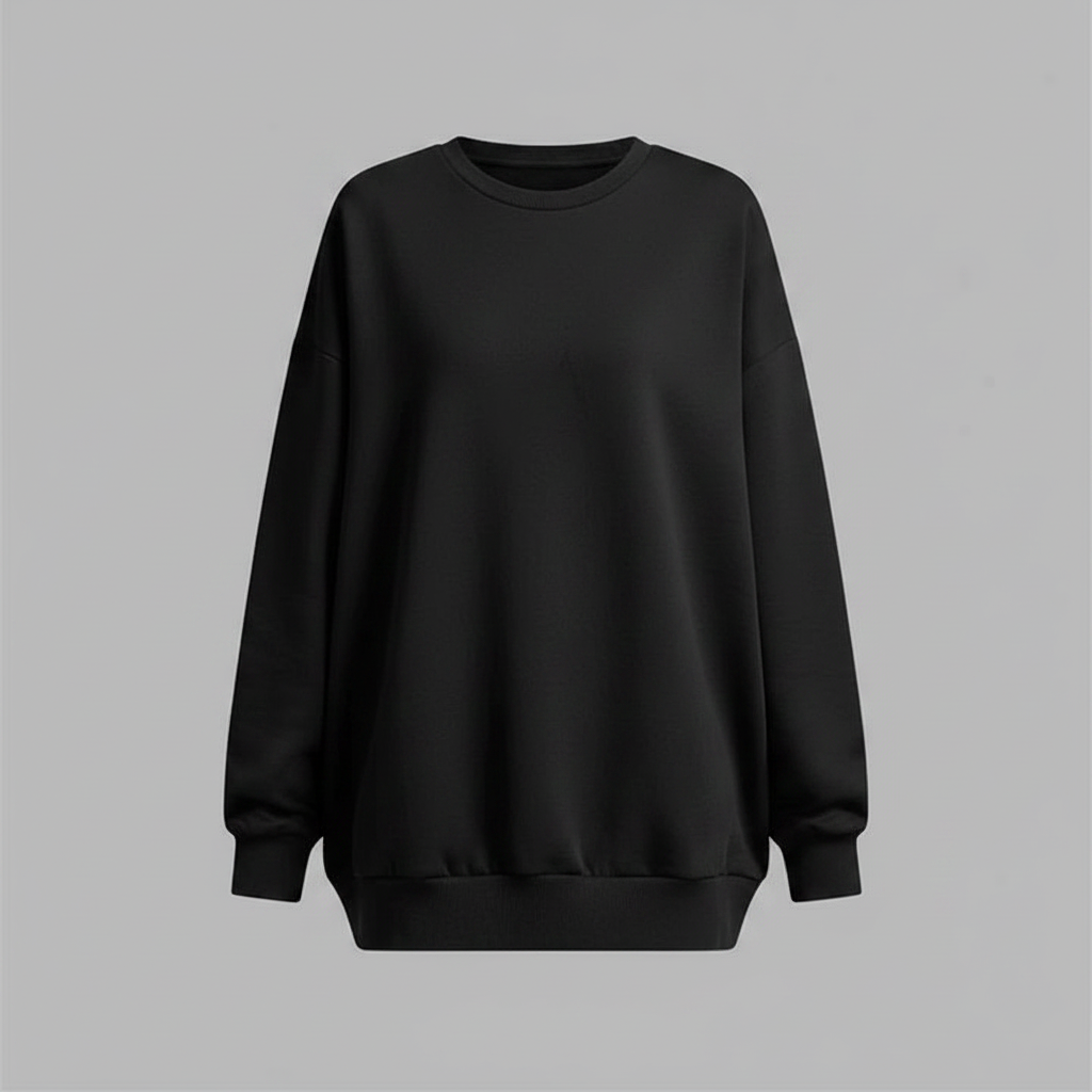 Women's Oversized Crew Neck Sweatshirt | Casual Sweatshirt