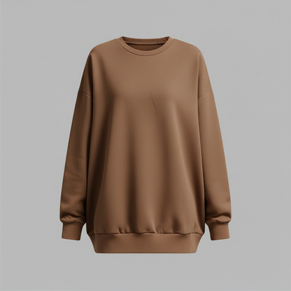 Women's Oversized Crew Neck Sweatshirt | Casual Sweatshirt