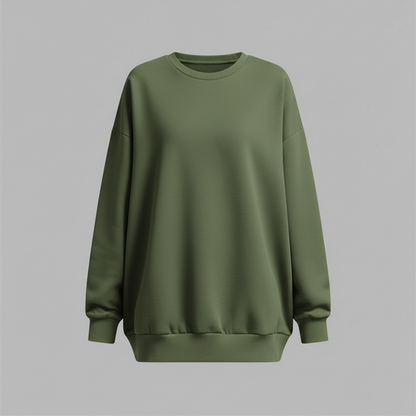 Women's Oversized Crew Neck Sweatshirt | Casual Sweatshirt