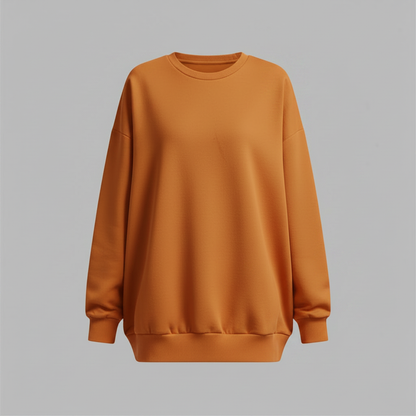 Women's Oversized Crew Neck Sweatshirt | Casual Sweatshirt