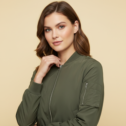 Women's Short Bomber Jacket | Stylish Women's Jacket