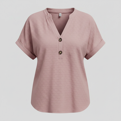 V-Neck Short Sleeve Top | Women's Casual Summer Wear