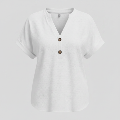 V-Neck Short Sleeve Top | Women's Casual Summer Wear